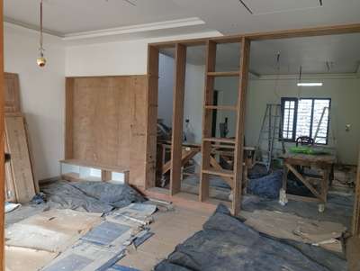 final work progress in kilivayal  #ContemporaryHouse #Contractor #primiuminteriorso #LivingRoomTVCabinet #LivingRoomTV #qualityconstruction