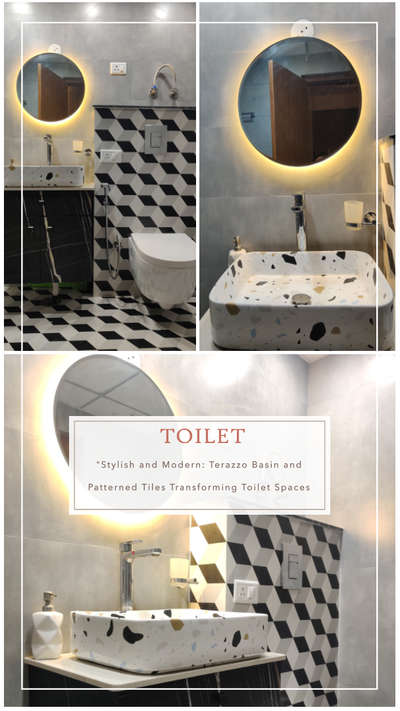Stylish and modern Toilet design.

#InteriorDesigner #toiletinterior #toiletdesign #toilets #terrazzo #interiorcontractors #interiorarchitect