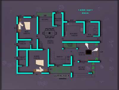 1400 sqft plan 🥰 

#plan #1400sqft  #2bhk #2BHKPlans #2bhkinterior #2BHKHouse