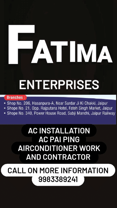 -wel come to Fatima Enterprises Panasonic authorised service dealer paapdi Waal paipin 180 square feet call me on more information.9983389241.