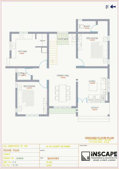 The 2BHK contemporary budget home plan is designed to provide a cozy and comfortable living experience #2bhkhomes #keralastyle #contemporary #Malappuram #Kozhikode