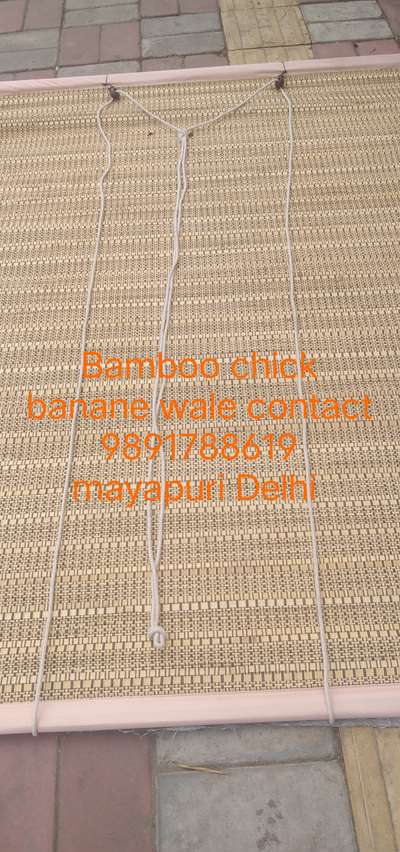 bamboo chick maker contact number 9891 788619 Mayapuri Delhi