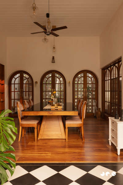 Arcade – Where arches, light, and landscape converse, and tradition finds a quiet 
contemporary soul.
Clients : @aarcha_vinod @ramvinodk 
Area: 4488 Sq.ft
Location: Bharanikavu, Kollam, Kerala.
Principal Architect/Designers: @ar.jun_v_a @_ar_anoop @ananthansurendran 
Interior Styling: Adheena Baburaj @dhii_design_studio 
Photography: @iksha.in #architecturedesigns  #KeralaStyleHouse  #TraditionalHouse  #interiordesignerkerala  #Architectural&Interior   #architectsinkerala