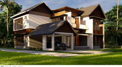 Proposed residence at koyilandi.
#homedesign #homekerala  #50LakhHouse #Designs