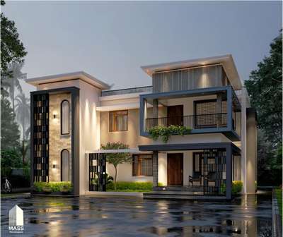 3D Design for proposed 4 BHK Project.