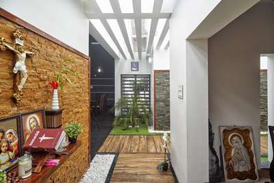 “BREATHING WALL HOUSE”

Breathing Wall House is a contemporary tropical residence that redefines the relationship between built form and natural environment. Characterized by its distinctive perforated walls, this innovative design element allows for effortless cross-ventilation, filtering natural light and promoting a seamless transition between indoors and outdoors.
The strategically placed small openings, punctuating the exterior facade, create a breathable skin that regulates internal temperatures, reduces reliance on mechanical cooling, and fosters a harmonious coexistence with the tropical climate.
Through its thoughtful integration of natural materials, minimalistic aesthetic, and emphasis on sustainability, Breathing Wall House exemplifies a modern tropical architecture that not only respects its surroundings but also elevates the human experience.
Photo Courtesy : @Alex Peter Alex

#Architecture #ArchitecturalDesign #BuildingDesign #ArchitectureLovers #Architects #designarchit