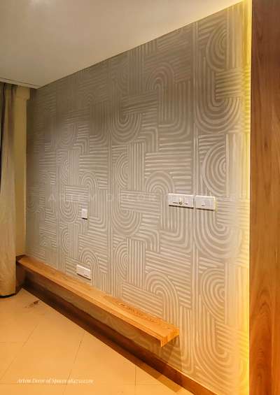 tv unit panel wall art.
medium- emultion 
location -Calicut 
 #WallDecors #tvunitinterior #LivingRoomTVCabinet #wallmurals