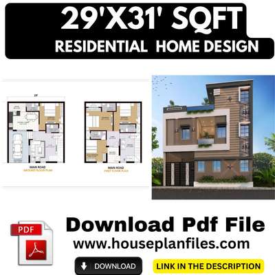 "29x31 Sqft House Plan - Efficient and Compact Design Featuring Two Bedrooms, Two Bathrooms, Open-Concept Living Area, Modern Kitchen, and Ample Storage Solutions."

#29x31houseplan #readymadehouseplan #conceptualdesign #instanthouseplan 
#readymadeplans #samllhouse #smallhouseprojects 
#homedesigning 
#homedesigner