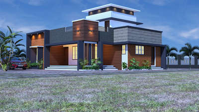 simple house 3D modaling    #