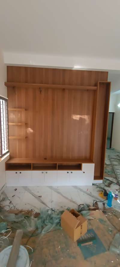 #TVStand  #LivingroomDesigns  #partiction  #keralahomeinterior  #carpentery