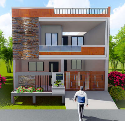 Exterior designing work 
30x50 East facing house plan with Vastu details are given in this article. The total area of the south facing duplex plan is 1500 SQFT. This is a 3bhk home plan. The length and breadth of the south facing duplex plan are 30' and 50' respectively. This is a G+1 house building and a staircase is provided inside the home.

 #1500sqftHouse #1500sqft #1500sqfeetplotboundary #below1500sq #ContemporaryHouse #houseplan&elevation #SmallHouse #40LakhHouse #homedecoration #semi_contemporary_home_design #homestyle #homeplan