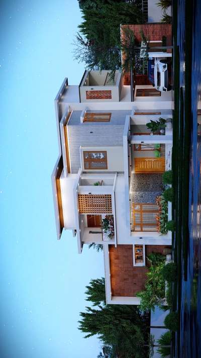 #Ground floor,first floor
#2025sqft home
#4bed#living#2toilet#kitchen#store
#face north
#kerala designs