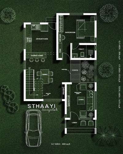 Kerala Budget Home Plan 🏡 3BHK | 3CENT | 1673 sq.ft |
Area : GF - 858 sq.ft
Area : FF - 815 sq.ft
Total Area : 1673 sq.ft
Design: @sthaayi_design_lab 

Ground Floor 
● Sitout 
● Living 
● Foyer
● Courtyard 
● 1Master Bedroom attached with Dressing ,Work Space
● Dining 
● Open Kitchen with Breakfast Counter
● Prayer

First Floor
● Upper Living 
● 1Master Bedroom attached with Dressing ,Work Space
● 2nd Bedroom attached with Dressing ,Bay Window 
● Balcony 
● Open Terrace for Laundry Purpose 
●Provide Living,Courtyard, Prayer View from First Floor.
.
.
.
#sthaayi_design_lab #sthaayi 
#floorplan | #architecture | #architecturaldesign | #housedesign | #buildingdesign | #designhouse | #designerhouse | #interiordesign | #construction | #newconstruction | #civilengineering | #realestate #kerala #budgethome #keralahomes