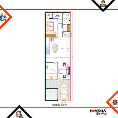 Complete project #kota
2D FLOOR PLAN of 20x70

#naksha #nakshabanwao #gharkanaksha #onlinenaksha #architecturelife #architecturedesign  #modernarchitecture #architecturaldesign #3darchitecture #evershinehomes #modernhouse #construction #valuation #Interiordesigning


For more info: 9549494050
Www.nakshabanwao.com