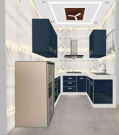 U SAPE 7'x8' kitchen area..by KD Construction & Architecture contact me.7800757132 
 #HomeAutomation  #autocad  #HouseDesigns  #Contractor  #BuildingSupplies  #Delhihome  #Lucknow  #architecturedesigns  #@jobs