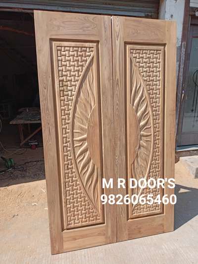 teak wood material Door available