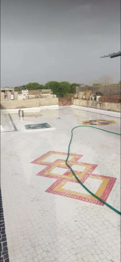 China Moasic ka kaam hum bhut hi professionally karte he or aap ke Roof per Waterproofing ka bhut acha or under budget kaam he ye aap please call us for more details 9822350071 #udaipur #MixedRoofHouse #InteriorDesigner #teammssteelfabrications