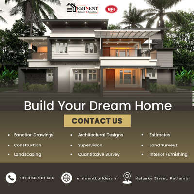 Build Your Dream Home... Eminent Builders & Interiors 📞 8138901580
📞 9188759872
🌐 www.eminentbuilders.in
#interiordesign #moderninterior #reel #interiordecorating #luxuryinteriors