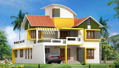 2450 sqft contemporary style 


 #ContemporaryHouse 
 #Architectural&Interior 
 #architecturedesigns 
 #Architect 
 #ElevationHome