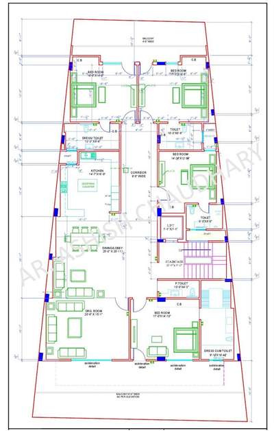 Working plan for a 4bhk high end residential project in Punjabi bagh , delhi. large size of rooms , washroom, kitchen makes it a perfect example for space utilisation. #FloorPlans #4BHKPlans  #residenceproject #planning #HouseDesigns #Architectural&Interior #Architect #highendhomes #punjabibagh #westdelhi #DelhiGhaziabadNoida