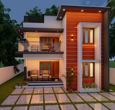 1250 sqft normal contemporary  home design for Mr.sandeep @trivandrum
 #normalrate  #contemporary  #tvm  #simple