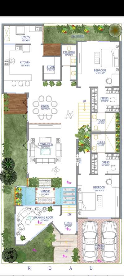 luxurious residence design in indore #residenceproject #FloorPlans #planning  #Architect #architecturedesigns #Architectural&Interior  #HouseDesigns #ElevationDesign #ElevationHome #vastu #NorthFacingPlan #architecture  #2dDesign #3DPlans #like #followback 
dm for more details