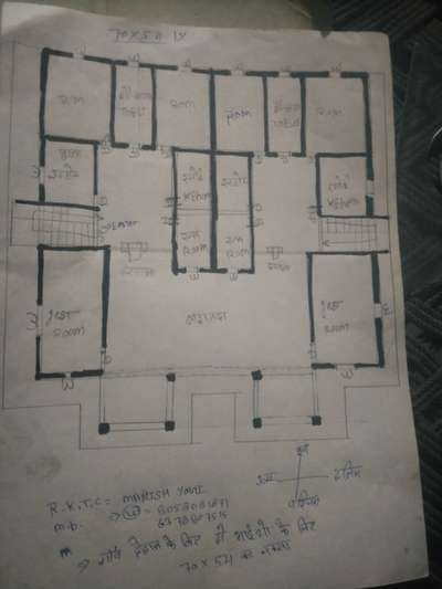 70boy54 house plan दो भाइयों के लिए