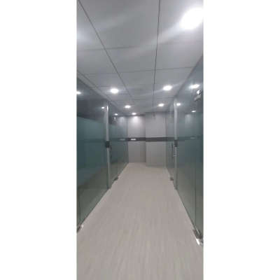 hospital work patetion with Laminate and glass , medical store and reception...