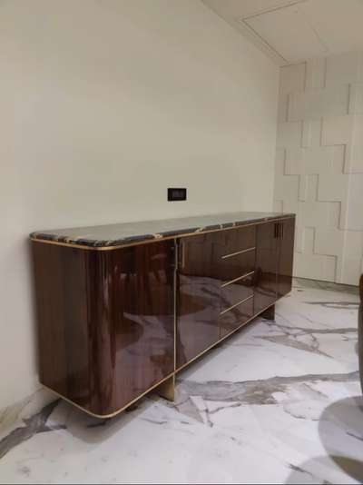 PU finish bar cabinet