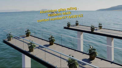 #Nadeem.malik
S.S. M S. aluminium railing gate skylight work contact me 9716408162