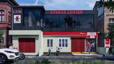 #fitness  #center  # #tvm  #Contractor  #Architect  #constructionsite  #3d   #CivilEngineer   #exterior_Work  #3dmodeling