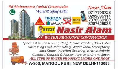 #All Maintenance Capital Construction Waterproofing Delhi  9717709726