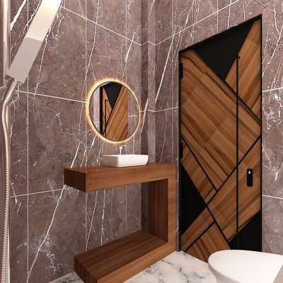 Bathroom design ready 😄 
#BathroomDesigns #BathroomTIles #3dhouse #HouseDesigns #BathroomFittings #bathroomwaterproofing #SmallHouse #indore #CivilEngineer #uniquedesign #InteriorDesigner #Architectural&Interior