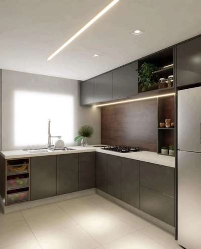 Modern Kitchen Design
 #ModularKitchen  #KitchenIdeas  #LShapeKitchen  #KitchenCabinet  #WoodenKitchen  #Modularfurniture