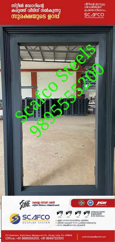 Scafco Steel Door Frame And Window Frames manufacturer 9895555200