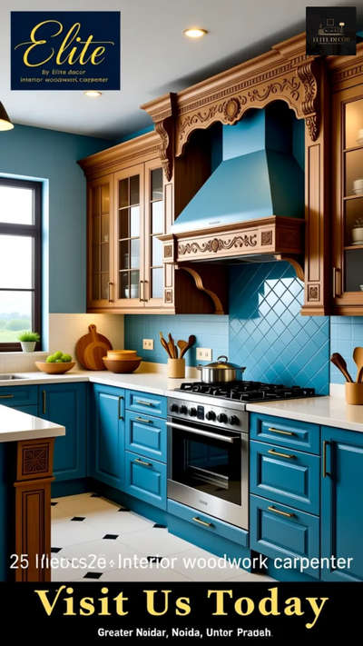 Good Morning Respected Customer!
Elite Decor Interior आपके सपनों को हकीकत बनाने के लिए हमेशा तैयार है। आपका दिन सकारात्मकता से भरा रहे।


Unlock the Perfect Kitchen with Elite Decor's Expert Woodwork Carpentry in Greater Noida, Noida, Uttar Pradesh! Transform your cooking space with our bespoke kitchen work designs, crafted to perfection using premium materials and latest techniques.

 #KitchenIdeas  #ClosedKitchen  #kichan   #kichendesign
