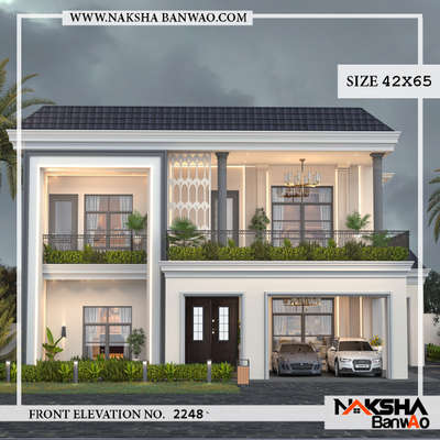 Complete project #kolkata
3D ELEVATION of 42x65
#naksha #nakshabanwao #houseplanning #homeexterior #exteriordesign #architecture #indianarchitecture
#architects #bestarchitecture #homedesign #houseplan #homedecoration #homeremodling  #decorationidea #kolkataarchitect

For more info: 9549494050
Www.nakshabanwao.com