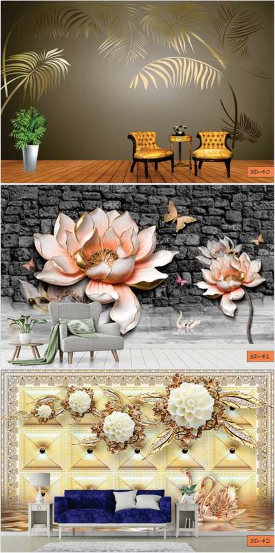 Pratyush interiors 
#Customised wallpeper #
#joint free #
#with installation #