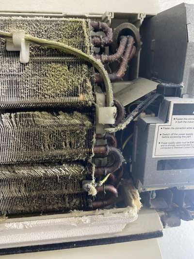 Split unit 1.5 ton indor gas leakage work