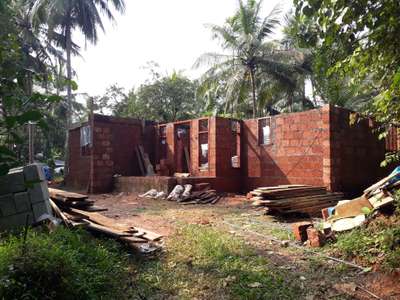 920sqf  ചെങ്കല്ല് വാൾ #budget-home   #homecostruction  #redstone