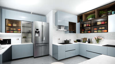 modular kitchen
 #InteriorDesigner  #KitchenInterior  #LUXURY_INTERIOR  #3d  #FloorPlans
