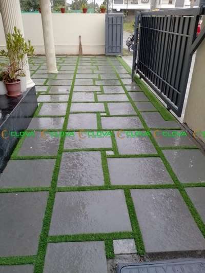 Client: Mr.Anuraj 
Product: Tandoor Stone With Grass 
Sqft area: 670.00