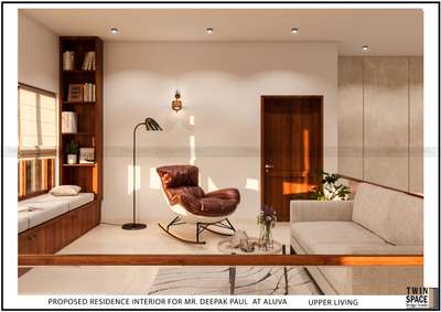 Modern lounge for family time❤️

 #UpperLiving 
#FamilyLounge 
#LivingRoomDesign
 #UpstairsLounge 
#PrivateLiving 
#MezzanineDesign