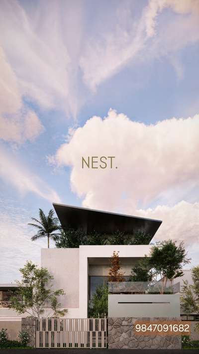2000sqft Residence at Kollam #residenceproject  #modernminimalism  #ContemporaryDesigns
