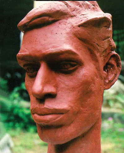 potrait sculpture