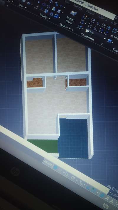 floor plan in half 3d