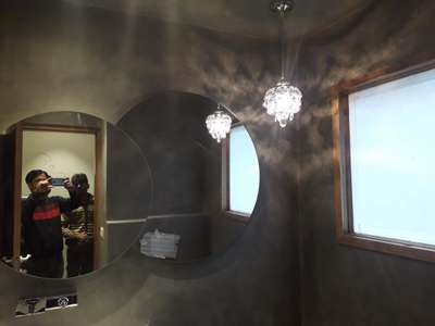 Power room' #InteriorDesigner  #venity  #glassdecors  #likeforlikes  #koloviral  #kolotrend  #TraditionalHouse