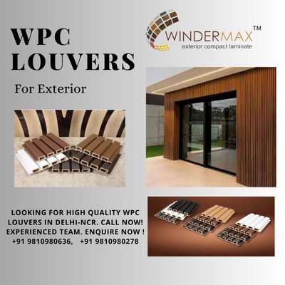 WPC exterior louvers
. 
. 
Only on 220 per sqft
. 
So why are you waiting hurry up‼️
. 
. 
#panelling #wpc #wpcexterior #louvers #wpclouvers #interiordesign #homedecor #interior #home #exteriorelevation #frontelevation #homeinspo #renovation #newbuild #exterior #homeaccount #wallpanelling #decor  #design  #architecture #homerenovation 
. 
. 
For more details our all products kindly visit our website
www.windermaxindia.com
www.indiamake.co.in
Info@windermaxindia.com
Or call us on
8882291670 9810980278

Regards
Windermax India