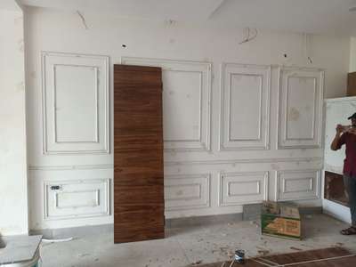 #WALL_PANELLING  #moldings  #LivingroomDesigns #InteriorDesigner