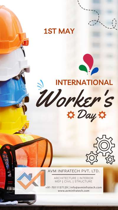 01st May, International Worker's Day!


Follow us for more such amazing informations. 
.
.
#worker #woodworker #workers #workerholic #socialworker #constructionworker #hardworker #workmen #workman #workmanship #workerday #workerday2023 #avminfratech #international #internationalworkersday #internationalwork #celebrate #celebration